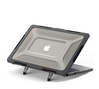 Soonjet for MacBook Air 13 Inch Case, Black Bumper, M5-M2, 2026-2022 | Fits A3449 A3240 A3113 A2681, Drop Protection Design, Shock Absorbing Edges, Reinforced Frame, Clear Hard Shell, Snap-On Fit