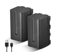 soonpho Soonpho Pack of 2 NP-F750 Replacement Batteries for Sony NP-F970 F960 F950 F770 F750 F570 F550 Compatible Godox Viltrox Neewer Camcorder/Monitor/Camera