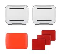 SOONSUN 2-Pack Waterproof Floaty Backdoor Compatible with GoPro Hero 5 6 7 Black Official Super Suit Waterproof Housing Case