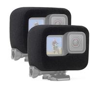 SOONSUN 2-Pack Windslayer Cover Wind Muff for GoPro Hero 13/12/11/10/9 Black, Foam Windscreen for Wind Noise Reduction