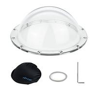 SOONSUN 6'' Transparent Replacement Dome Port Cover for GoPro Hero 13 12 11 10 9 8 7 6 5 4 3 Dome Port - Includes Dome Cover Case, Protective Drawstring Bag and Repair Accessories
