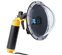 SOONSUN Dome Port for GoPro HERO 13/12/11/10/9 Black, 147 Feet Underwater Water Dome Lens with Waterproof Housing Case, Floating Hand Grip, Trigger for Underwater Photography