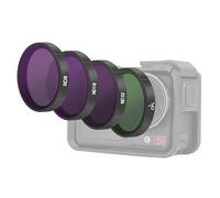 SOONSUN ND Filter Kit for DJI Osmo Action 5 Pro/4/3 - 4-Pack ND8 ND16 ND32 CPL Lens Filters with Aluminum Alloy Frame & Multi-Coated HD Glass, Reduce Glare & Capture Motion Blur for Cinematic Footage