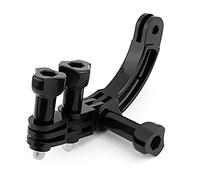 SOONSUN Rotary Curved Extension Arm Mount with Pivot Arm Adapters for GoPro | 90-Degree Pivot Connection, Multi-Joint Angle Adjustment, Thumb Screw Locking for Motorcycle, Cycling and POV Recording