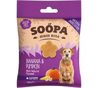 Soopa Banana & Pumpkin Senior Bites, Soft Dog Training Treats, 50 g, 1-Pack