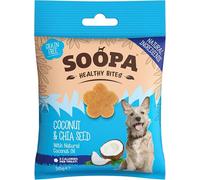 Soopa Coconut & Chia Seed Healthy Bites, Dog Training Treats, 50 g, 1-Pack