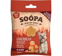 Soopa Gingerbread Biscuit Healthy Bites, Dog Training Treats, 50 g, 1-Pack