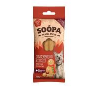 Soopa Gingerbread Biscuit Dog Dental Sticks 100g