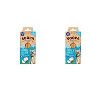 Soopa Grain Free Coconut and Chia Seed Dental Dog Treats, 4 Sticks (Pack of 2)