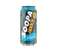 Soopa Hooch | 12 x 440ml Cans | 8% ABV | Pre- Drinks Pack | Vodka Pre-Mixed Drink | Ready To Drink | Sparkling Alcoholic Beverage (Blue Raspberry)