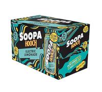Soopa Hooch | Electric Lemonade | 8 x 440ml Cans | 8% ABV | Pre-Drinks Pack | Vodka Pre-mixed Drink | Ready To Drink Sparkling