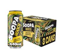 Soopa Hooch| Twisted Tropical| 8x440ml Cans| 8% ABV| Premixed| Vodka Drink | Pre-mixed, Vodka Drink, Ready to Drink, 8% ABV, Twisted Tropical, 8 pack, Party Pack
