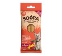Soopa Mango & Raspberry Dog Dental Sticks, Natural Dog Treats, 100g, 1-Pack