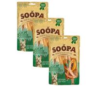 Soopa Papaya Chews Dog Treat, 85 g (Pack of 3)