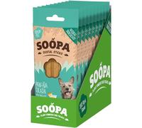 Soopa Paw-Na Colada Dog Dental Sticks, Human-Grade, 100 g, 10-Pack | Vegan, Dog Dental Chews to Clean Teeth, Breath Freshener, Aid Digestion, Natural, Superfood, Healthy, Grain Free Dog Treats