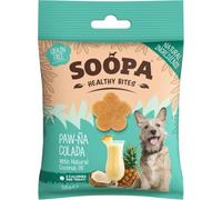 Soopa Paw-Na Colada Healthy Bites, Dog Training Treats, Vegan, 50 g, 1-Pack | Human-Grade, Grain-Free, Natural Dog Treats for Small Dogs, Medium, Large, Puppy, Low Calorie, Superfood Ingredients