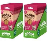 Soopa Strawberry Dog-Quiri Dental Sticks 100g (Pack of 2)