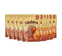 Soopa Sweet Potato Chews for Dogs, Healthy Dog Treats, 100 g, 10-Pack | Single-Ingredient, Plant-Based, Low Fat, 100% Natural Dog Treats to Clean Teeth, Grain Free, Hypoallergenic, Human-Grade