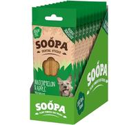 Soopa Watermelon & Apple Dog Dental Sticks, Human-Grade, 100 g, 10-Pack