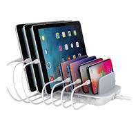 SOOPII 70W 7 Port Charging Station for Multiple Devices, White