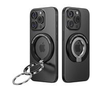 SooPii Magnetic Phone Ring Holder, Finger Ring Grip Stand Holder for Magsafe,Dual Ring Adjustable Phone Grip for iPhone 16/15,Galaxy S24 and More Phones