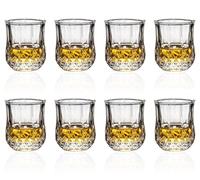 Soopiiso 50ml/1.7oz Shot Glasses Cordial Glasses/Liqueur Glasses/sherry Glasses(Set of 8)