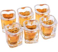 Soopiiso heart-shaped pink shot glasses, 6 pieces, 45 ml