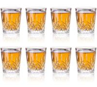 Soopiiso Shot Glasses Set of 8 Cordial Glasses/Liqueur Glasses(50ml/1.7oz)