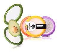 SOOPLEU Avocado Saver 4 Pack: Tomatoes, Onions and Lemons Food Storage Containers, Reusable Fridge Storage, Ideal for Garlic, Potatoes and Food Preservation