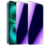 SOOPUR 2 Pack Compatible with iPhone 15/iPhone 16 Privacy Screen Protector, Anti-Spy Anti-Blue Light Eye Protection Tempered Glass Film, Scratch Resistant, Full Coverage, Case Friendly