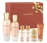 SOORYEHAN LG Beauty Bonextra Moisture Korean Skincare Gift Set, Luxury Premium Hydrating Toner, Emulsion Lotion, Cleansing Foam, Eye Cream (385 ml / 13.01 Fl Oz)