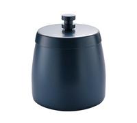 Soot Collector with Secure Lid, for Windy Outdoor Conditions and Indoor Cleanliness (Blue)