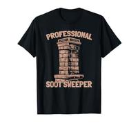 Soot Removal - Flue Maintenance Cleaning Chimney Sweep T-Shirt