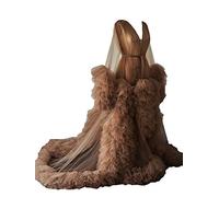 Soothbedding Women's Tulle Robe Kimono Bathrobe Maternity Perspective RobeTulle Maternity Photograph