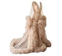 Soothbedding Women's Tulle Robe Kimono Bathrobe Maternity Perspective RobeTulle Maternity Photograph