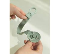 BIBS Loop Pacifier Clip - Sleek, Secure One-Handed Operation, Fits All BIBS and Most Brands, Machine Washable, Slim Profile for Comfort, Ages 0+ - Sage