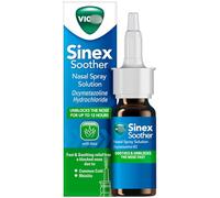 Soother Nasal Spray 15ml - Providing Fast Relief from Blocked and Stuffy Noses - Provides Symptomatic Relief of Hayfever