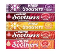 Soothers Variety Pack - 5 x 45g (Blackcurrant, Cherry, Honey & Lemon, Strawberry, Peach & Raspberry)