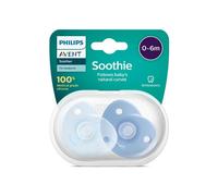 Soothie heart pacifiers 0/3 months PHILIPS AVENT SCF099 / 21 - Set of 2 - Blue / Light blue