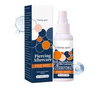 Soothing Aftercare Spray, Body Piercing Cleaning Liquid, Fine Mist with Sensitive Formula, Professional Grade Ear Piercing Aftercare Cleaning Solution, Skin Cleanser with Compact Style, Daily Care