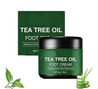 Soothing Aloe Vera & Tea Tree Foot Moisturizer, Crack Nourishing Foot Repair Balm, Moisturizer Anti, Natural Active Ingredients, Deeply Hydrating & Moisturising (1pcs)