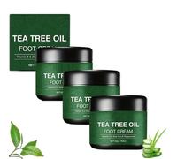Soothing Aloe Vera & Tea Tree Foot Moisturizer, Crack Nourishing Foot Repair Balm, Moisturizer Anti, Natural Active Ingredients, Deeply Hydrating & Moisturising (3pcs)