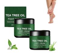 Soothing Aloe Vera & Tea Tree Foot Moisturizer, Moisturizing Foot Repair Cream, Moisturizing and Smoothing Heel Cream for Cracked Heels and Dry Skin (2pcs)