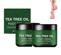 Soothing Aloe Vera & Tea Tree Foot Moisturizer,Tea Tree Oil Foot Cream,Dry Cracked Heels Treatment,Moisturizing Feet Cream,Callus Remover & Foot Repair Cream for Men & Women (2Pcs)