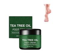 Soothing Aloe Vera & Tea Tree Foot Moisturizer,Tea Tree Oil Foot Cream,Dry Cracked Heels Treatment,Moisturizing Feet Cream,Anti-Crack Nourishing Foot Repair Balm,Softening and Nourishing Cream (1PC)