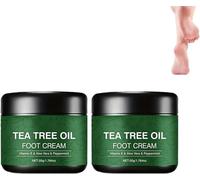 Soothing Aloe Vera & Tea Tree Foot Moisturizer, Tea Tree Oil Foot Cream, Foot Cream Intensive Repair Foot Moisturizer, Eases Aches & Pains, Promotes Healthy Looking Skin (3Pcs)