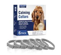 Soothing Collar for Dogs, Pheromones Soothing Diffuser, Pet Stop Pissing Relief, Anxiety Stress Separation, Lasts 60 Days, 25 Inch Adjustable Fit, All Small, Medium, Size