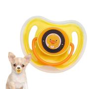 Soothing Dog Pacifier - Medical Grade Silicone Chew Soothing Teething Mate | Nubby Texture Relief Anxiety, Safe Dental Massage Device, Teti