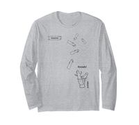 Soothing HANIWA figures from Japan's Kofun period Long Sleeve T-Shirt