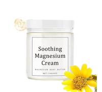 Soothing Magnesium Cream,Magnesium Body Butter,Deep Moisturizing Body Cream,Magnesium Body Massage Cream,for All Skin Types